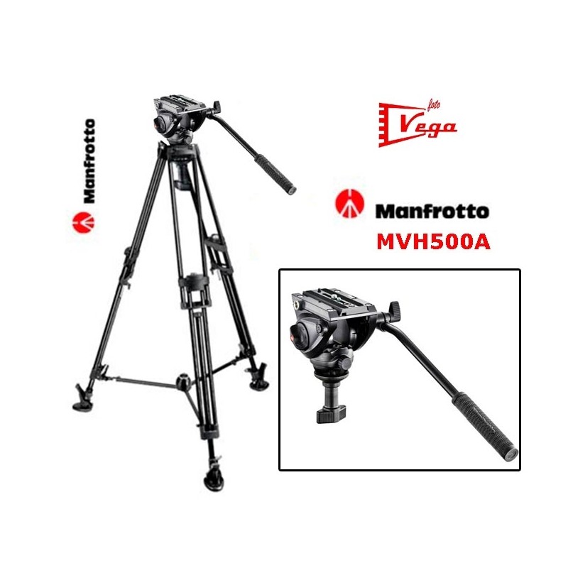 Manfrotto Trípode Video 532ART + MVH500A
