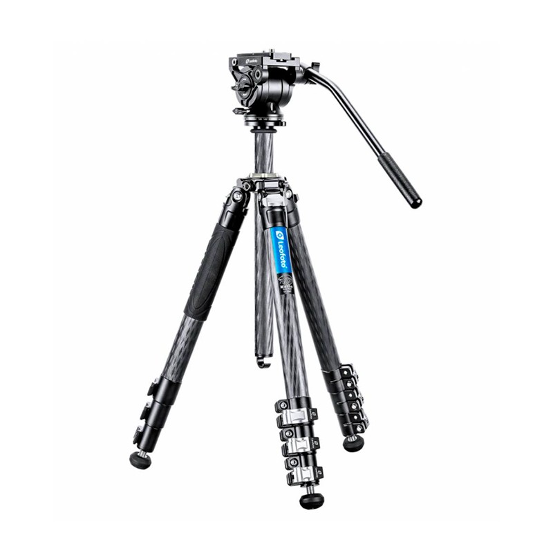 LEOFOTO LV-324C + BV-10 TRÍPODE DE VIDEO CON RÓTULA