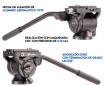 LEOFOTO LV-324C + BV-10 TRÍPODE DE VIDEO CON RÓTULA