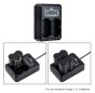 Cargador de batería doble JJC Para FUJI NP-W235 Cargador de batería doble JJC Para FUJI NP-W235