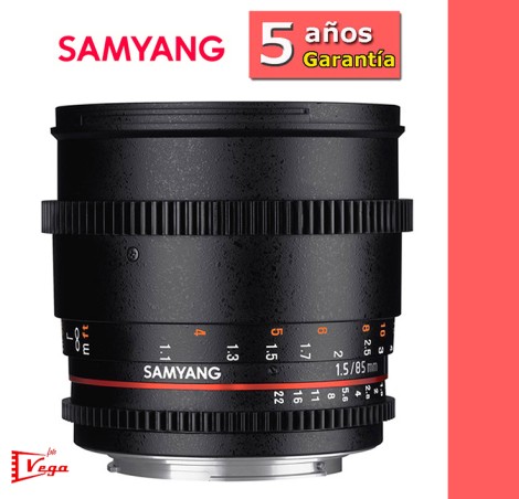 Samyang 85mm T1.5 VDSLR II Canon