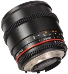 Samyang 85mm T1.5 VDSLR Canon