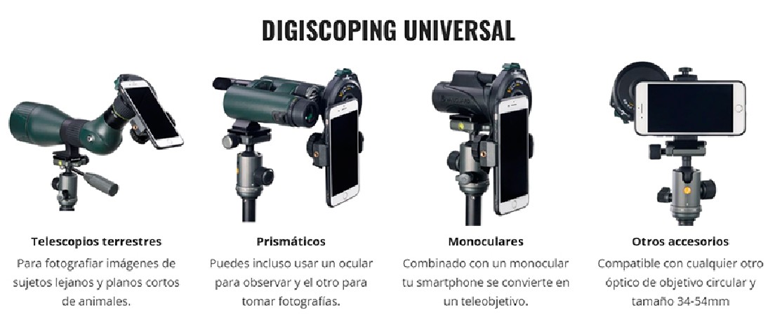ADAPTADOR DIGISCOPING SMARTPHONE VANGUARD VEO PA-65