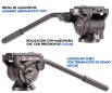 Cabeza fluida de video LEOFOTO BV-10