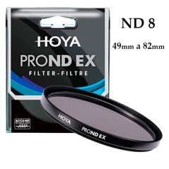FILTRO HOYA PRO ND EX 8  49mm a 82mm