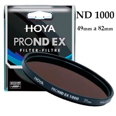 FILTRO HOYA PRO ND EX 1000  49mm a 82mm