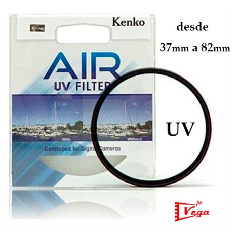 FILTRO PROTECTOR KENKO AIR ULTRAVIOLETA 37mm a 82mm