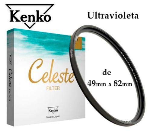 FILTRO PROTECTOR ULTRAVIOLETA KENKO CELESTE 49mm a 82mm