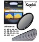 FILTRO POLARIZADOR KENKO SLIM 37mm a 105mm