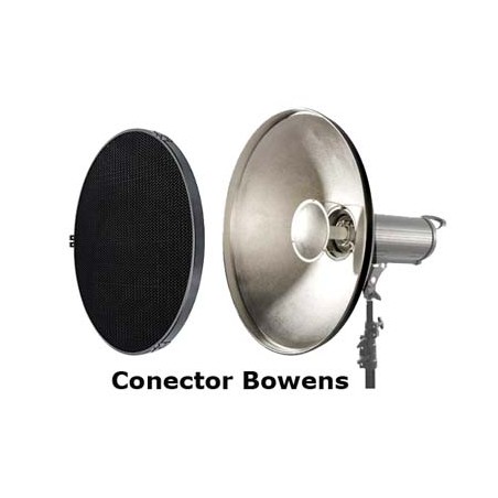 Beauty Dish 42 Plata para Bowens