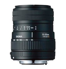 SIGMA 55-200mm F4-5.6 DC NIKON AFD