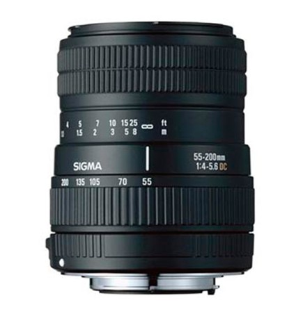 SIGMA 55-200mm F4-5.6 DC NIKON AFD