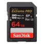 Sandisk Extreme Pro SDXC UHS-II V60 C10 U3 280MB/s 64 GB
