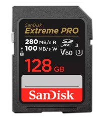 Sandisk Extreme Pro SDXC UHS-II V60 C10 U3 280MB/s 128 GB