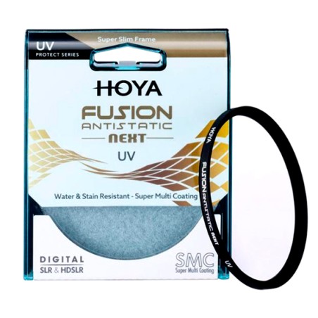 FILTRO HOYA ULTRAVIOLETA FUSION ANTISTATIC NEXT 49mm a 82mm