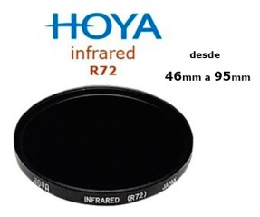 HOYA FILTRO R72 INFRAROJO 46mm A 95mm