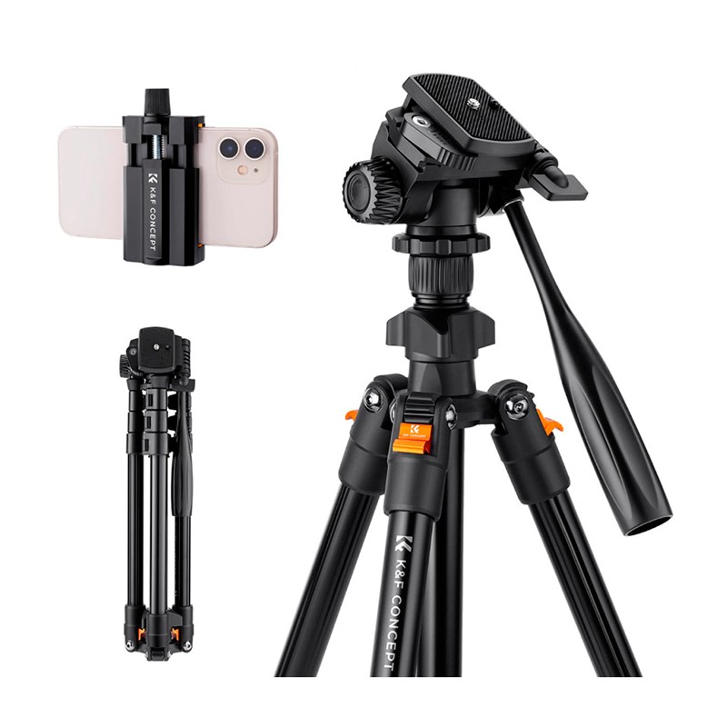 TRÍPODE K&F K234A0 CON RÓTULA DE 3 VÍAS