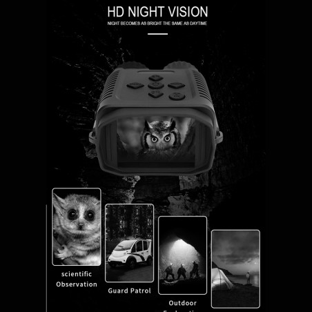 BINOCULAR DE VISIÓN NOCTURNA Y DIURNA PORTÁTIL CON CÁMARA K&F
