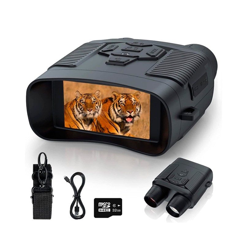 BINOCULAR DE VISIÓN NOCTURNA Y DIURNA CON CÁMARA  4K K&F