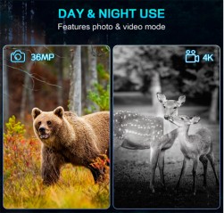 BINOCULAR DE VISIÓN NOCTURNA Y DIURNA CON CÁMARA 4K 