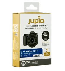 Batería compatible Olympus BLX-1 Ultra C 2400mAh con entrada USB-C JUPIO