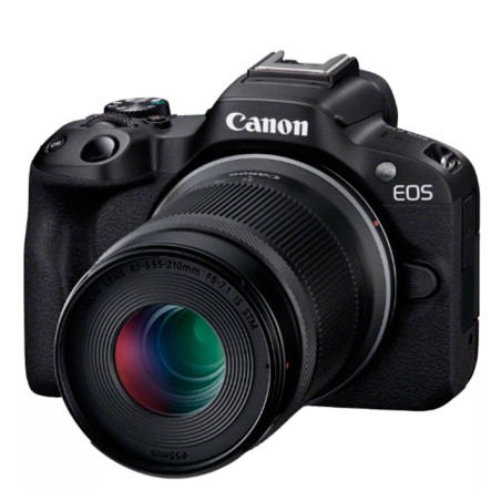 Canon EOS R50 + objetivo RF-S 18-45mm IS STM + objetivo RF-S 55-210mm IS STM Negro