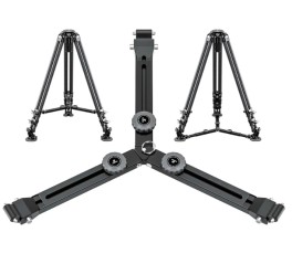 TRÍPODE LEOFOTO LVC-253C + BV20 VIDEO DOBLE TUBO