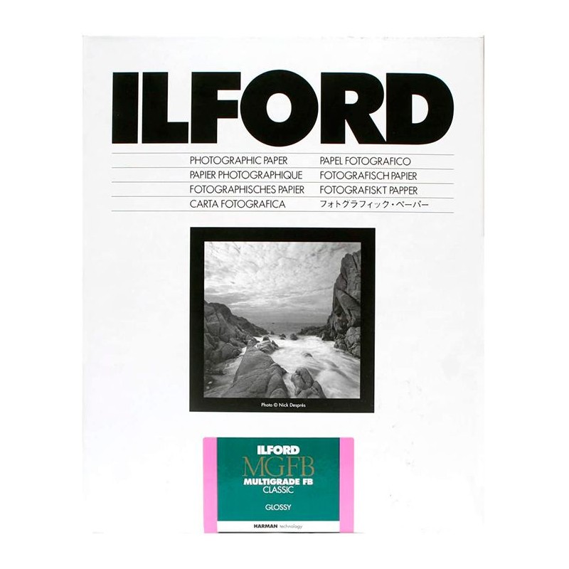PAPEL BLANCO Y NEGRO ILFORD MULTGRADE FB CLASSIC 24X30 50H