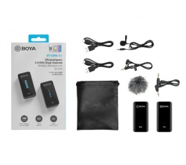 KIT MICRÓFONO INALÁMBRICO BOYA XM6 1 TX + 1 RX