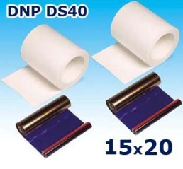DNP DS40 Papel 15x20 (2 Bobinas)