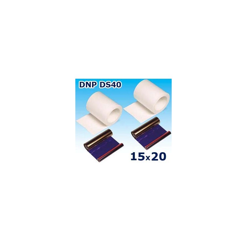 DNP DS40 Papel 15x20 (2 Bobinas) DNP DS40 Papel 15x20 (2 Bobinas)