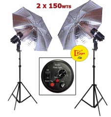 Kit Estudio Flash 150 Triopo