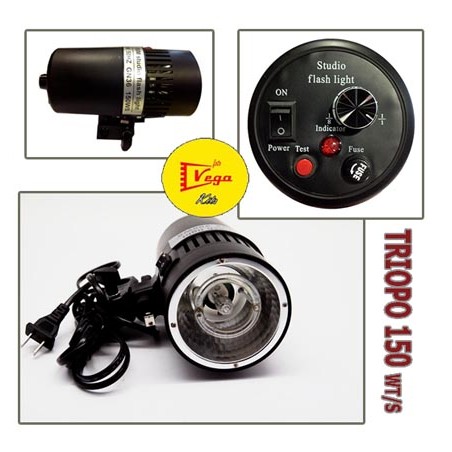 Kit Estudio Flash 150 Triopo