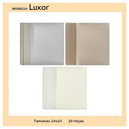 Álbum Luxor 24x24,  20 hojas de cartulina (40 páginas)
