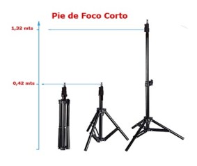 Pie de Foco Corto Portátil Triopo