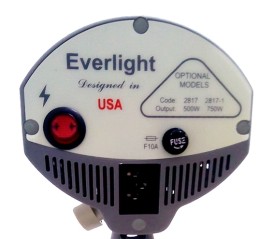 Equipo Iluminación Halógeno JTL EVERLIGHT 750 interruptor