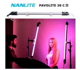 NANLITE PAVOTUBE CON BATERÍA 30C II