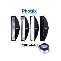 PHOTTIX RAJA STRIP LITE 30X140 VENTANA SOFTBOX PARA BOWENS