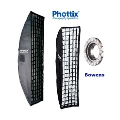 Ventana Softbox Strip 40x180 con Grid PHOTTIX SOLAS