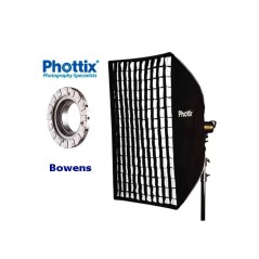 VENTANA SOFTBOX 91X122 CON GRID PHOTTIX SOLAS