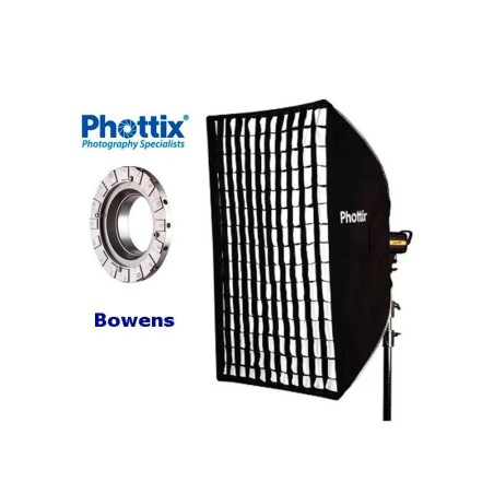 VENTANA SOFTBOX 91X122 CON GRID PHOTTIX SOLAS