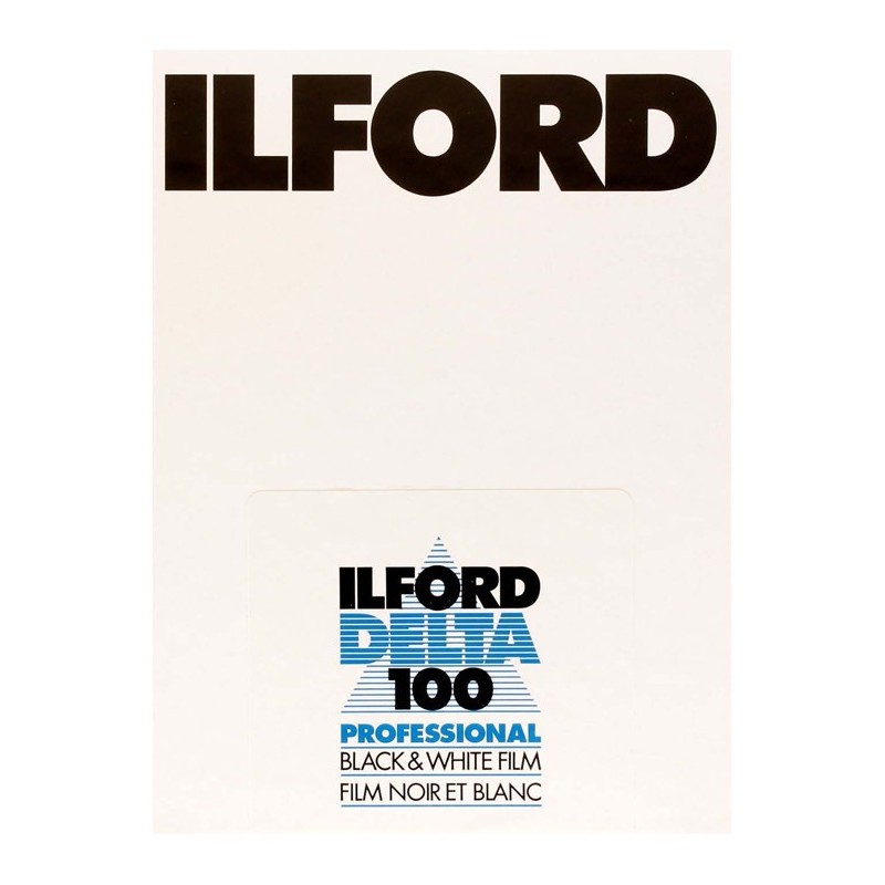 Placas ILFORD Delta 4x5" (25h) 100 asa