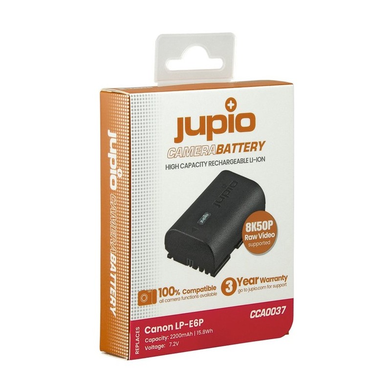 Batería compatible Canon LP-E6P JUPIO Batería compatible Canon LP-E6P JUPIO