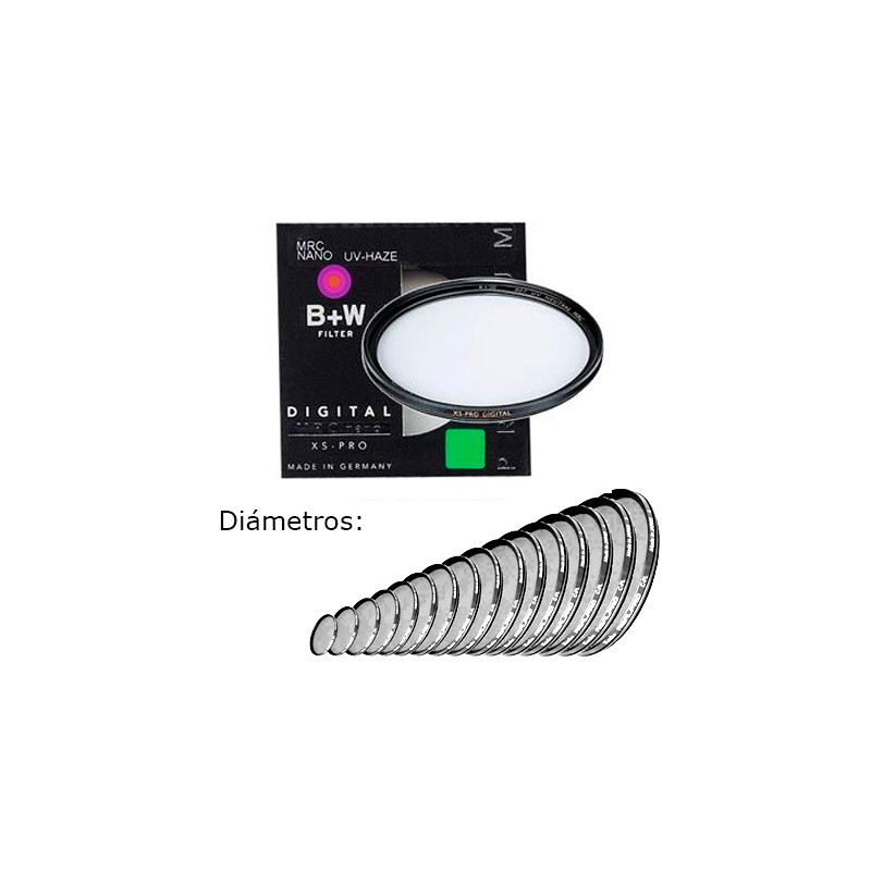 FILTRO ULTRAVIOLETA B+W XS-PRO MRC NANO UV