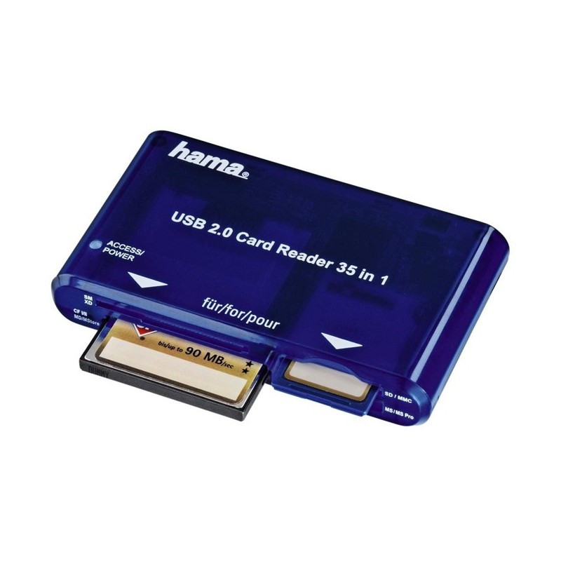 Lector Tarjetas multi Hama USB 2.0