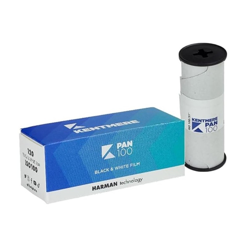 Película KENTMERE pan 120 100 ISO