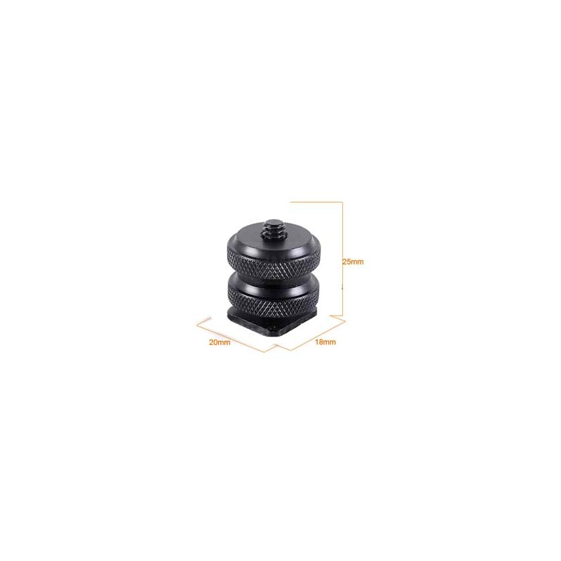 Zapata con Tornillo rosca 1/4"