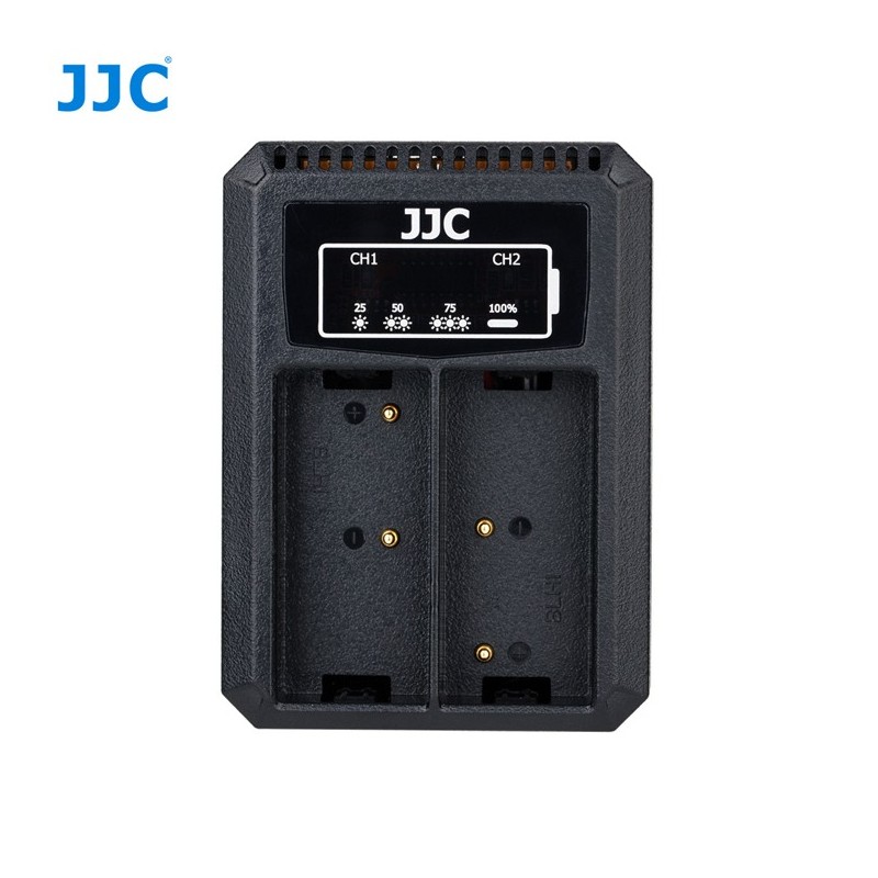 Cargador de Batería Doble para OLYMPUS BLH-1 JJC