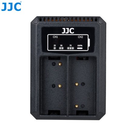 Cargador de Batería Doble para OLYMPUS BLH-1 JJC