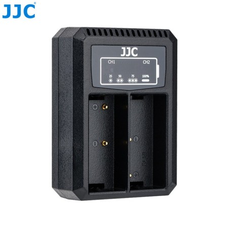 Cargador de Batería Doble para OLYMPUS BLH-1 JJC